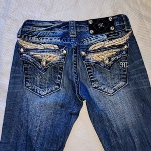 Miss Me Bling Bootcut Jeans Size 26